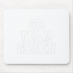 Sleepaway Summer Camp Colour War Go Green Team Spi Mouse Pad