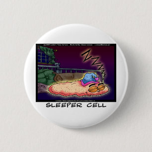 Sleeper Cell Funny Gifts Tees & Collectibles 6 Cm Round Badge