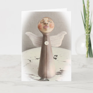 Sleeping Angel Christmas Card