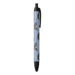 Sleeping Animal Miniature Schnauzer Dog Lover ZZZ Black Ink Pen