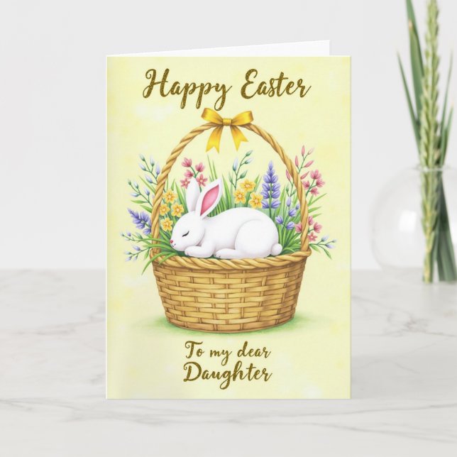 Sleeping Animal Spring Card (Front)