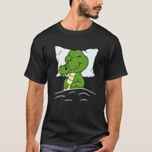 Sleeping Animals Crocodiles Nightgown Sleeping Cro T-Shirt