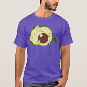 Sleeping avocado cat T-Shirt