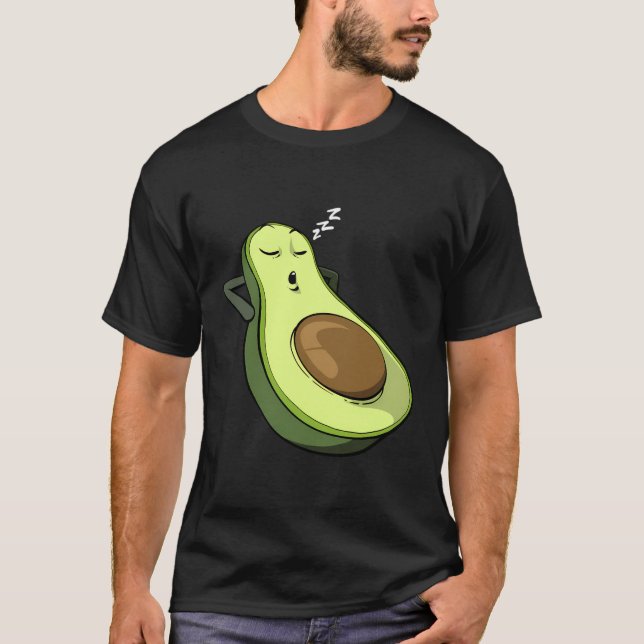 Sleeping Avocado T-Shirt (Front)