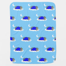Sleeping Baby Elephant Blanket