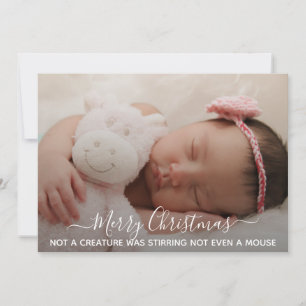 Sleeping Baby Photo Christmas Phrase