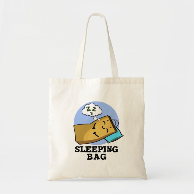 Sleeping Bag Funny Paper Bag Pun  (Front)