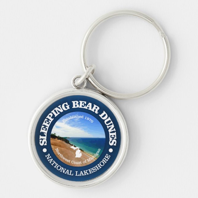 Sleeping Bear Dunes Key Ring (Front)