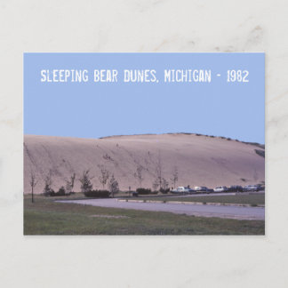 Sleeping Bear Dunes Michigan Sand Dunes Postcard