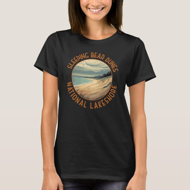 Sleeping Bear Dunes National Lakeshore Circle T-Shirt (Front)