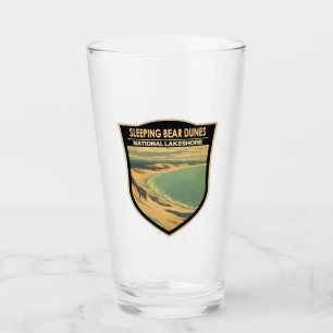 Sleeping Bear Dunes National Lakeshore Travel Art Glass