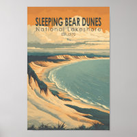 Sleeping Bear Dunes National Lakeshore Travel Art