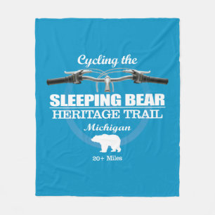 Sleeping Bear HT (H2) Fleece Blanket