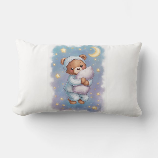 sleeping bear lumbar cushion (Front)