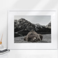 Sleeping Bear Rustic Cabin Decor Landscape