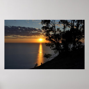 SLEEPING BEAR SUNSET POSTER