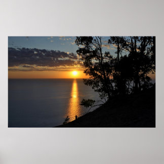 SLEEPING BEAR SUNSET POSTER
