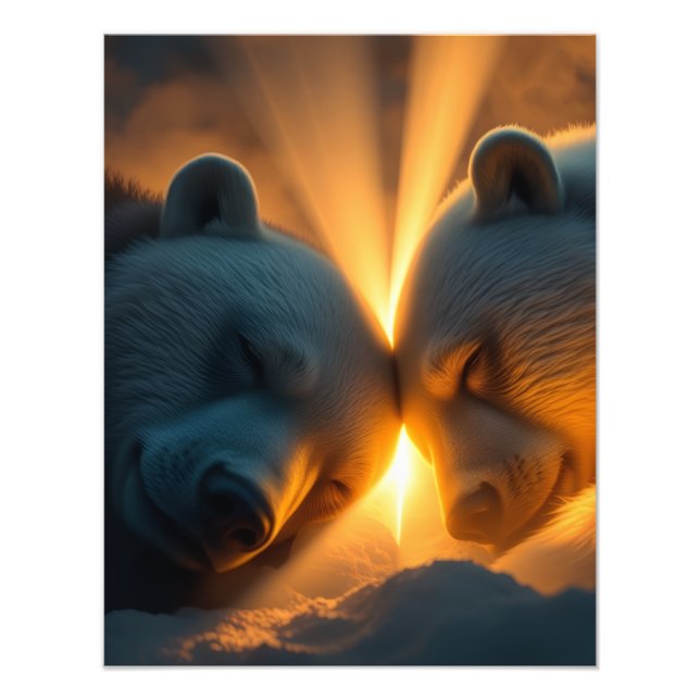 Sleeping Bears Dreamland Photo Print (Front)