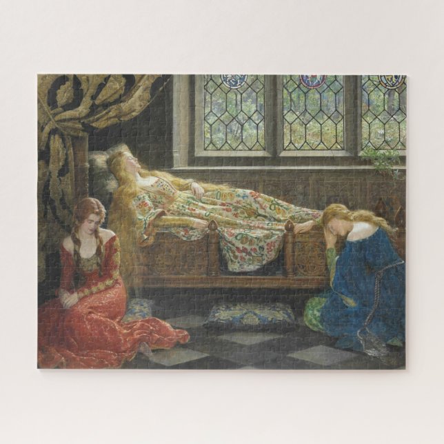 Sleeping Beauty (by John Collier) Jigsaw Puzzle (Horizontal)