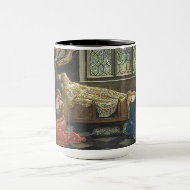 Sleeping Beauty (by John Collier) Mug (Center)