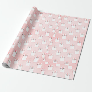 Sleeping Beauty Cat Wrapping Paper