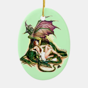 Sleeping Beauty Ceramic Ornament