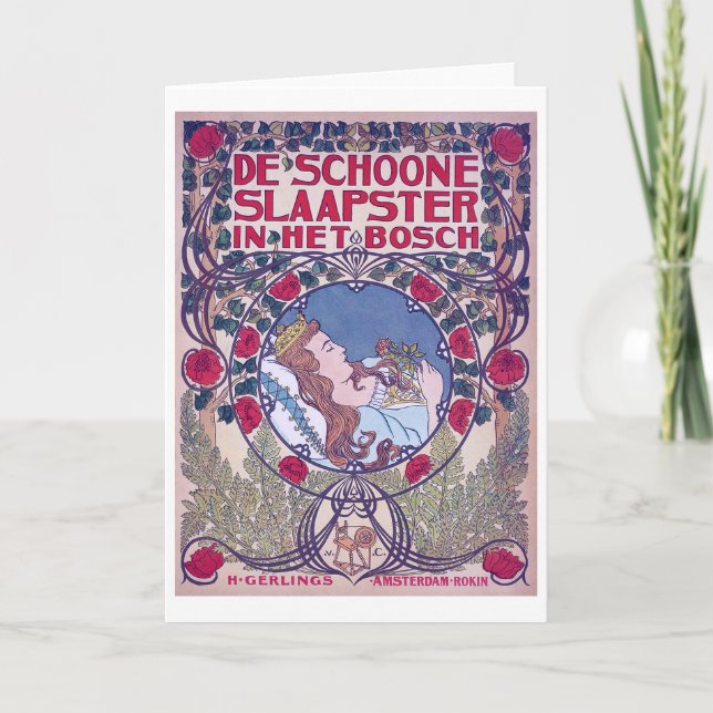 Sleeping Beauty, Cover Art, Van Caspel Card (Front)