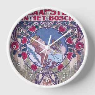 Sleeping Beauty, Cover Art, Van Caspel Clock