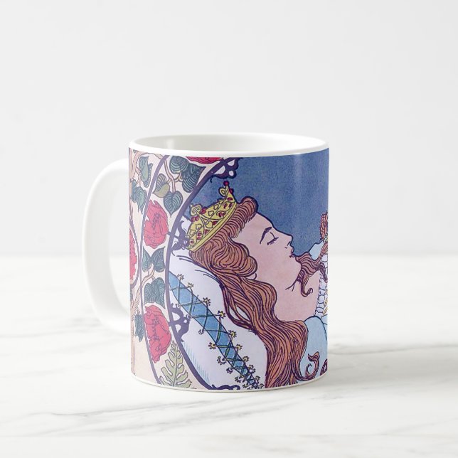 Sleeping Beauty, Cover Art, Van Caspel Coffee Mug (Front Left)