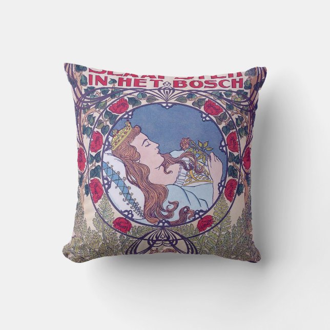 Sleeping Beauty, Cover Art, Van Caspel Cushion (Front)