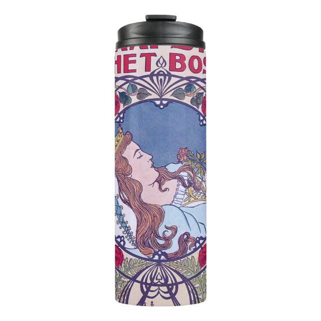 Sleeping Beauty, Cover Art, Van Caspel Thermal Tumbler (Front)