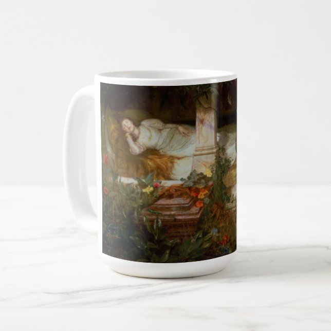 Sleeping Beauty (Handsome Prince Saves Princess) Coffee Mug (Front Left)