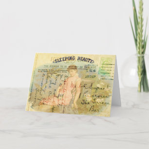 Sleeping Beauty Holiday Card