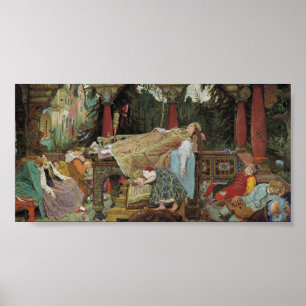 Sleeping Beauty in the Pavilion Poster