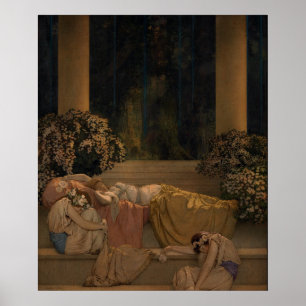 Sleeping Beauty in Wood Poster