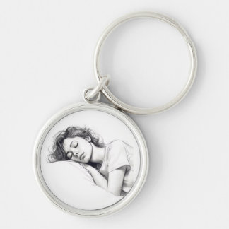 Sleeping Beauty Key Ring