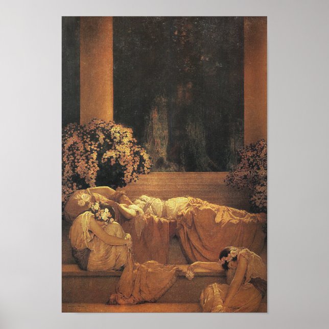 Sleeping Beauty, Maxfield Parrish Fine Art Poster (Front)
