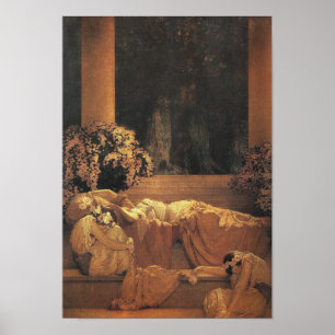 Sleeping Beauty, Maxfield Parrish Fine Art Poster