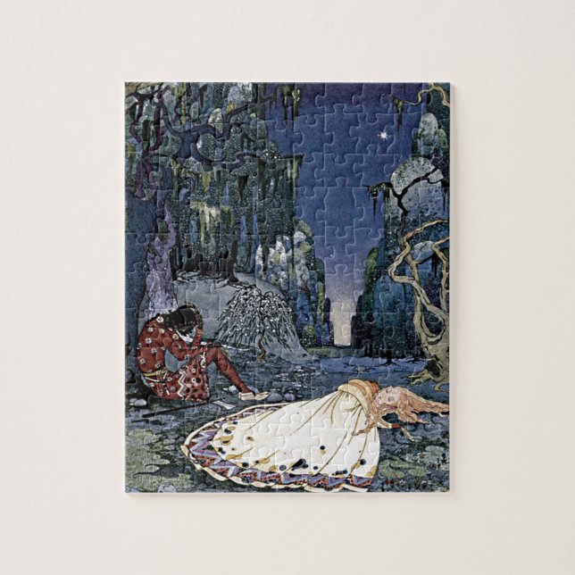 Sleeping Beauty Princess Vintage Magic Romance Jigsaw Puzzle (Vertical)