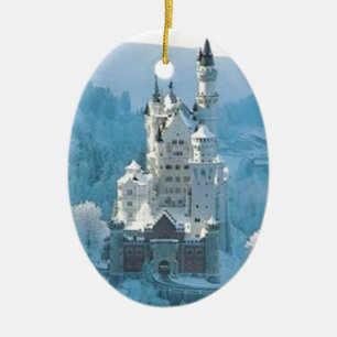 Sleeping Beauty's Castle Ceramic Ornament
