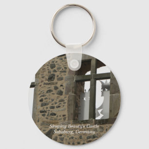 Sleeping Beauty's Castle Key Ring