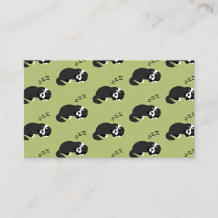 Sleeping Bernese Mountain Dog Animals Lover ZZZ Enclosure Card