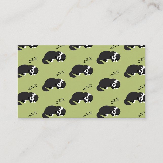 Sleeping Bernese Mountain Dog Animals Lover ZZZ Enclosure Card (Front)
