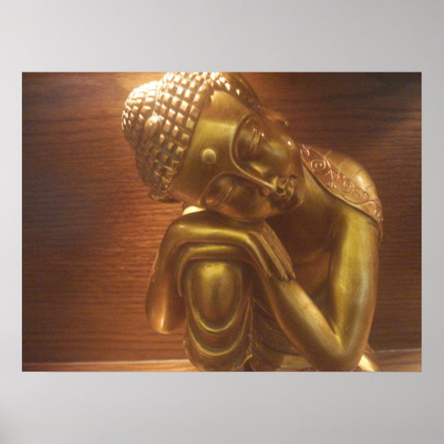 Sleeping Buddha statue Poster (Front)