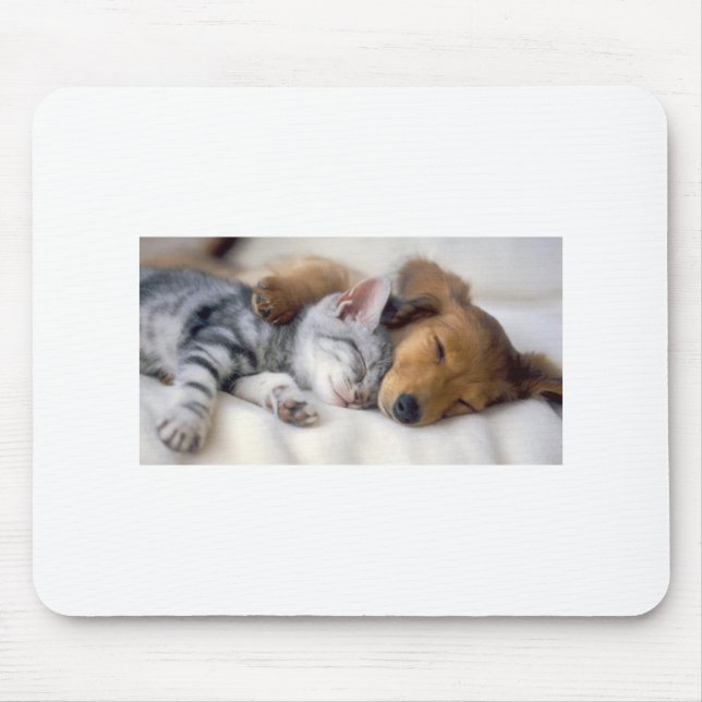 Sleeping Buddies Mouse Pad (Front)