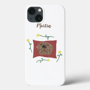 Sleeping Bulldog Dog iPhone 13 Case