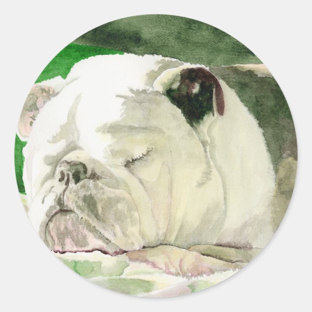 Sleeping Bulldog Stickers (Front)