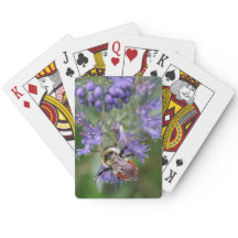 Sleeping Bumble Bee Playing Cards
