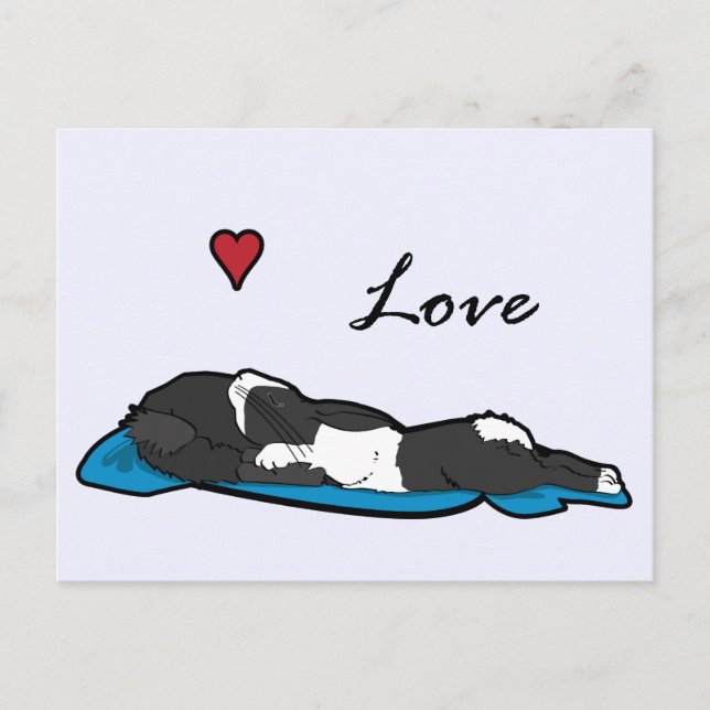 Sleeping Bunneh Postcard (Front)