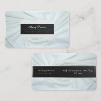 sleeping business soft and warm blankets  business card